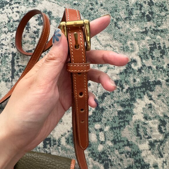 Vintage Dooney & Bourke Equestrian Line Purse Crossbody Bag - Picture 8 of 16